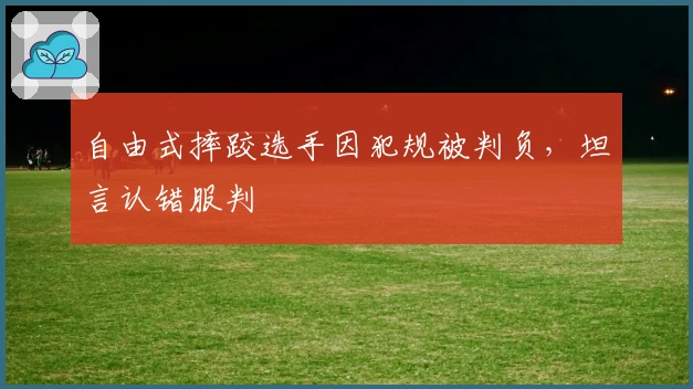 自由式摔跤选手因犯规被判负,坦言认错服判